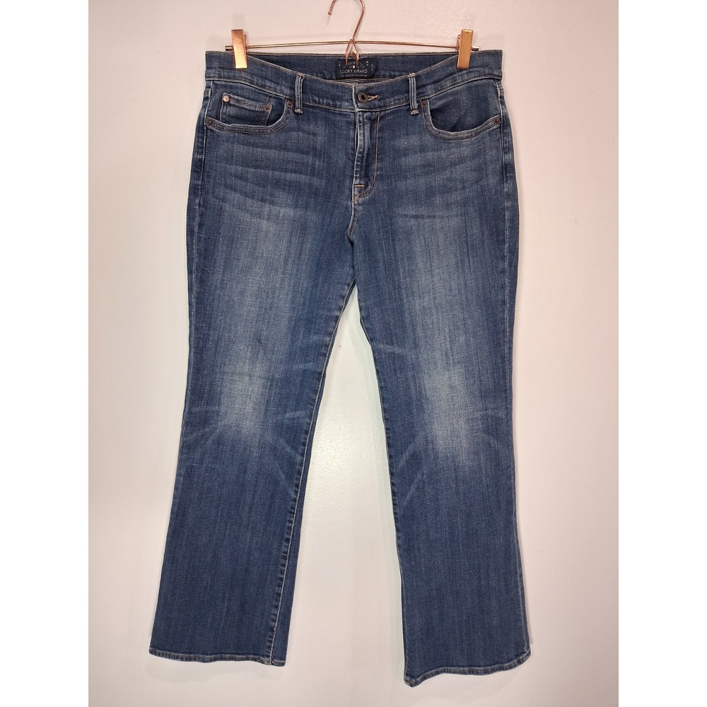 Lucky Brand Sweet N Low Bootcut Jeans Medium Wash Blue Size 12/31 Low Rise